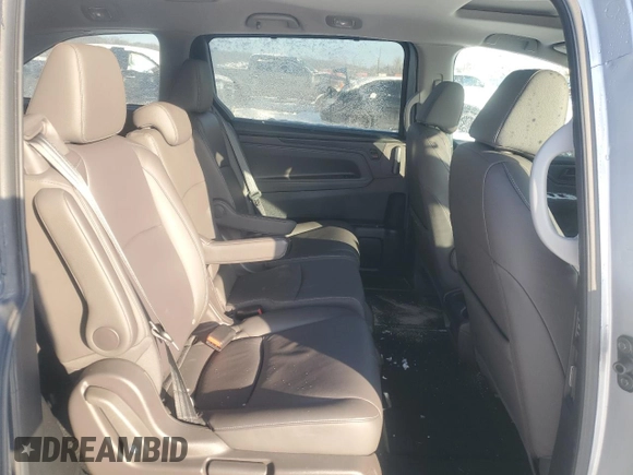 2024 Honda Odyssey EX-L with VIN 5FNRL6H62RB043232, listed as a Copart auction lot 87772175 with 22,130 mi miles and Salvage Title. Bid and sale history available at DreamBid. Image 11.