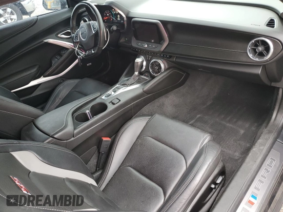 2018 Chevrolet Camaro 2SS with VIN 1G1FH1R77J0184405, listed as a Copart auction lot 56412215 with 53,269 mi miles and Salvage title. Bid and sale history available at DreamBid. Image 8.