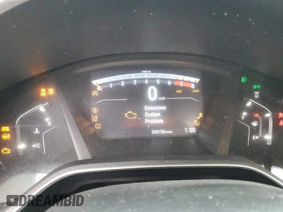 2020 Honda CR-V EX with VIN 5J6RW2H54LL043108, listed as a Copart auction lot 50915045 with 68,106 mi miles and Salvage Title. Bid and sale history available at DreamBid. Image 9.