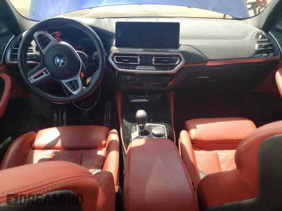 2024 BMW X3 M with VIN 5YM13EC03R9U77834, listed as a Copart auction lot 53084415 with 25,122 mi miles and Salvage Title. Bid and sale history available at carsss.com. Image 8.