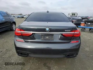 2016 BMW 7 Series 750i with VIN WBA7F0C5XGGM20402, listed as a Copart auction lot 86011914 with 90,123 mi miles and Salvage Title. Bid and sale history available at carsss.com. Image 6.