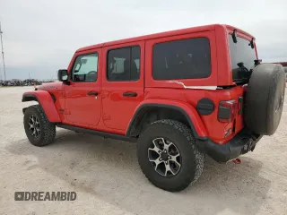 2019 Jeep Wrangler Unlimited Rubicon with VIN 1C4HJXFG4KW581967, listed as a Copart auction lot 53712235 with 37,474 mi miles and Salvage title. Bid and sale history available at DreamBid. Image 2.