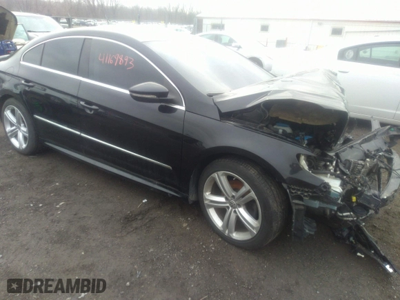 2016 Volkswagen CC Sport with VIN WVWBN7AN7GE514258, listed as a IAAI auction lot 41169893 with 1 mi miles. Bid and sale history available at carsss.com. Image 1.
