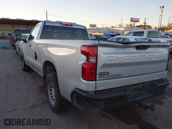 2021 Chevrolet Silverado 1500 Work Truck with VIN 3GCNWAEK0MG332803, listed as a IAAI auction lot 41258038 with 95,993 mi miles. Bid and sale history available at carsss.com. Image 3.