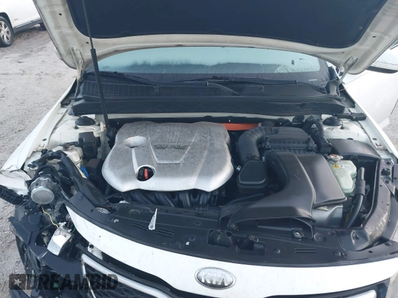 2012 Kia Optima Hybrid with VIN KNAGM4AD9C5028122, listed as a IAAI auction lot 41937927 with 125,231 mi miles. Bid and sale history available at carsss.com. Image 10.