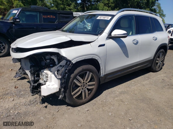 2022 Mercedes-Benz EQB with VIN W1N9M0KB0NN008631, listed as a Copart auction lot 80546314 with NaN miles and Salvage Title. Bid and sale history available at carsss.com. Image 1.