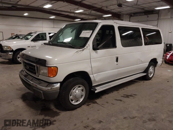 2007 Ford Econoline Passenger XL with VIN 1FMNE11L87DA58507, listed as a IAAI auction lot 41128969 with 143,383 mi miles and . Bid and sale history available at DreamBid. Image 2.