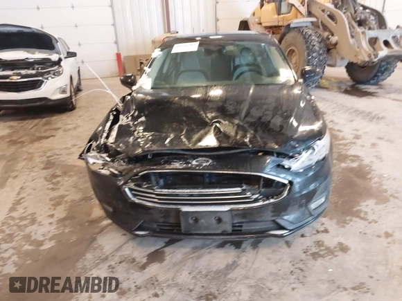 2019 Ford Fusion SE with VIN 3FA6P0HD3KR229021, listed as a IAAI auction lot 41576389 with 123,286 mi miles. Bid and sale history available at carsss.com. Image 6.
