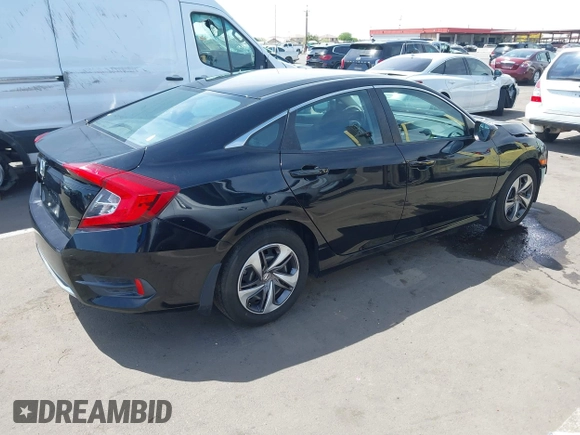2020 Honda Civic LX с VIN 19XFC2F63LE210936, выставлен на аукционе IAAI как лот 42163809 с пробегом 89 955 миль миль и . История ставок и продаж доступна на DreamBid. Изображение 4.