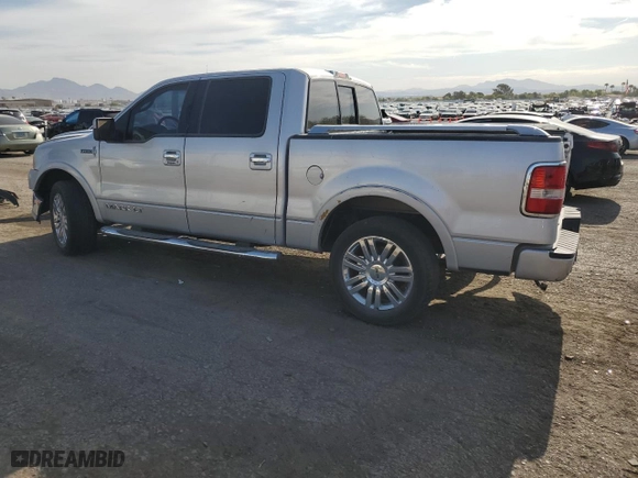 2008 Lincoln Mark LT with VIN 5LTPW16568FJ00163, listed as a Copart auction lot 66119444 with 150,854 mi miles and Salvage Title. Bid and sale history available at carsss.com. Image 2.