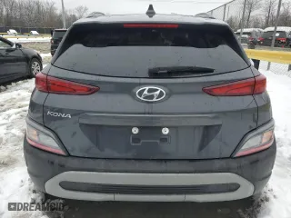2023 Hyundai Kona SEL with VIN KM8K32AB3PU063636, listed as a Copart auction lot 44851405 with 19,470 mi miles and Salvage Title. Bid and sale history available at carsss.com. Image 6.