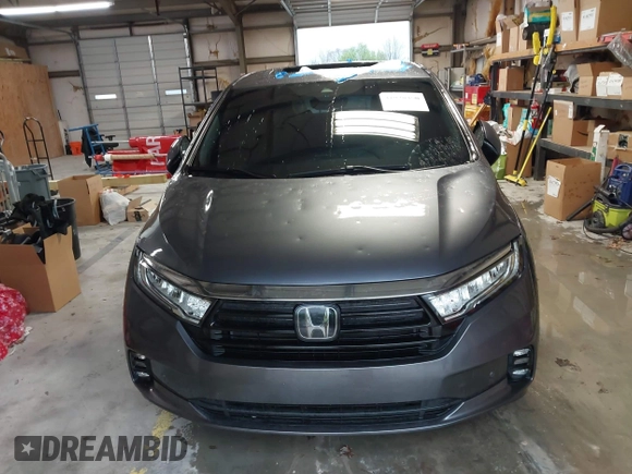 2024 Honda Odyssey Elite with VIN 5FNRL6H97RB031524, listed as a IAAI auction lot 41928350 with 11,681 mi miles. Bid and sale history available at carsss.com. Image 12.