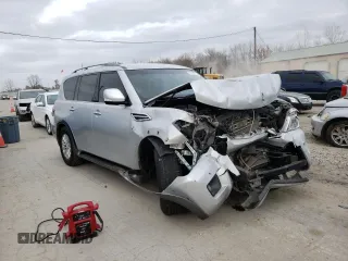 2017 Nissan Armada SL with VIN JN8AY2NC1H9506654, listed as a Copart auction lot 76778673 with Not Provided miles. Bid and sale history available at carsss.com. Image 4.