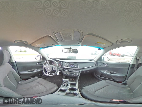2016 Kia Optima LX with VIN 5XXGT4L33GG056316, listed as a Copart auction lot 54840435 with 109,397 mi miles and Salvage title. Bid and sale history available at DreamBid. Image 14.