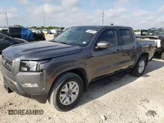 2022 Nissan Frontier SV with VIN 1N6ED1EJXNN650964, listed as a Copart auction lot 69568644 with 42,189 mi miles and Salvage Title. Bid and sale history available at carsss.com. Image 1.