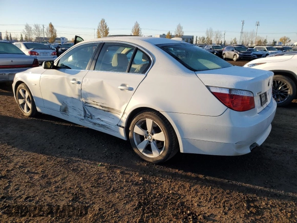 2007 BMW 5 Series 530xi with VIN WBANF73567CU24969, listed as a Copart auction lot 77859734 with 251,508 mi miles and Salvage Title. Bid and sale history available at carsss.com. Image 2.