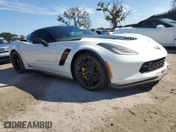 2019 Chevrolet Corvette Z06 2LZ with VIN 1G1YS2D67K5602867, listed as a Copart auction lot 73980204 with 0 mi miles and Non Repairable. Bid and sale history available at carsss.com. Image 4.