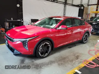 2025 Kia K4 EX with VIN 3KPFU4DE2SE012236, listed as a Copart auction lot 44307125 with 18 mi miles and Salvage Title. Bid and sale history available at carsss.com. Image 1.