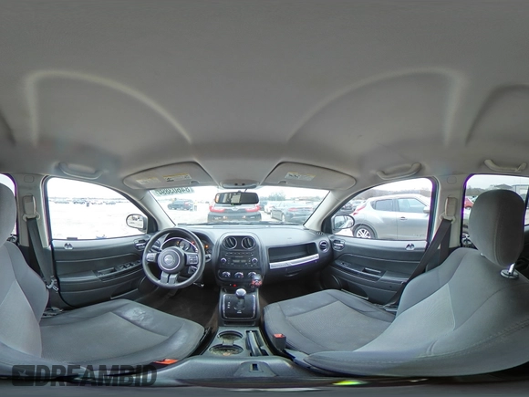 2017 Jeep Compass Sport with VIN 1C4NJCBA7HD124104, listed as a Copart auction lot 84603894 with 138,377 mi miles and Clean Title. Bid and sale history available at carsss.com. Image 13.