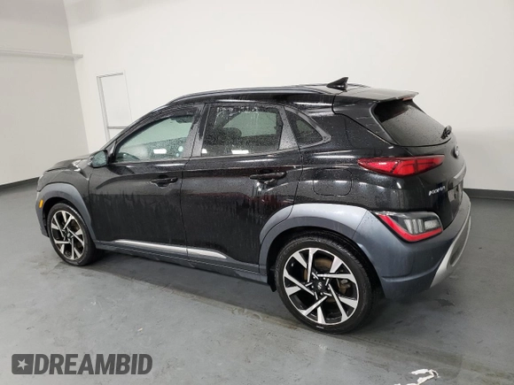 2022 Hyundai Kona Limited with VIN KM8K53A36NU777394, listed as a Copart auction lot 43245415 with 91,862 mi miles and Clean Title. Bid and sale history available at carsss.com. Image 2.