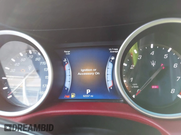 2015 Maserati Ghibli S Q4 z VIN ZAM57RTA8F1144095, wystawiony jako IAAI lot #41392848 z przebiegiem 52 237 mil mil oraz . Historia ofert i sprzedaży dostępna na DreamBid. Obrazek 7.