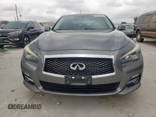 2015 Infiniti Q50 Sport with VIN JN1BV7AP1FM331043, listed as a Copart auction lot 60319895 with 150,645 mi miles and Salvage title. Bid and sale history available at DreamBid. Image 5.