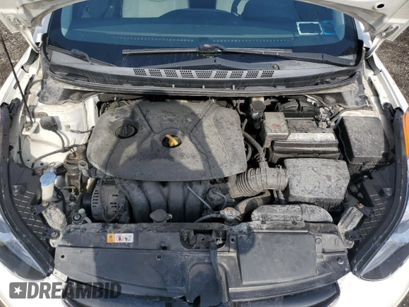 2013 Hyundai Elantra GLS with VIN 5NPDH4AE8DH434199, listed as a Copart auction lot 64002625 with 233,546 mi miles and Salvage title. Bid and sale history available at DreamBid. Image 11.