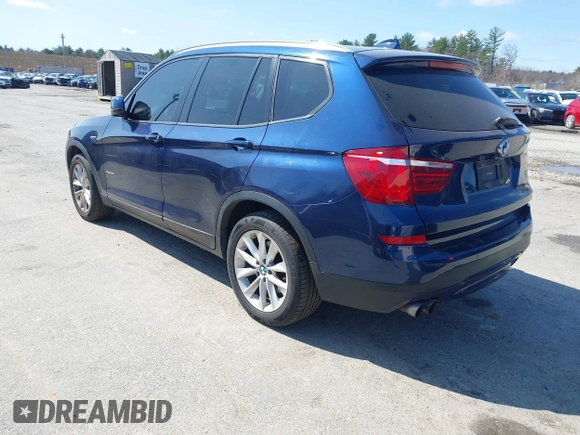 2015 BMW X3 xDrive28i with VIN 5UXWX9C53F0D53909, listed as a IAAI auction lot 41935051 with 122,775 mi miles and . Bid and sale history available at DreamBid. Image 3.