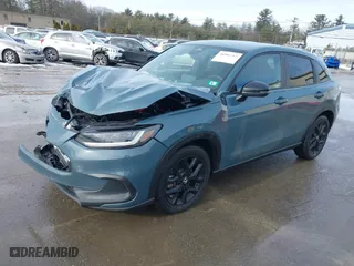 2023 Honda HR-V Sport with VIN 3CZRZ2H5XPM703566, listed as a IAAI auction lot 38586765 with 17,591 mi miles. Bid and sale history available at carsss.com. Image 18.