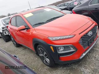 2019 Hyundai Kona Limited with VIN KM8K3CA53KU330542, listed as a IAAI auction lot 41454145 with 64,166 mi miles. Bid and sale history available at carsss.com. Image 1.
