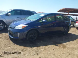 2013 Toyota Prius One with VIN JTDKN3DU1D0350459, listed as a IAAI auction lot 41982187 with 267,002 mi miles. Bid and sale history available at carsss.com. Image 2.