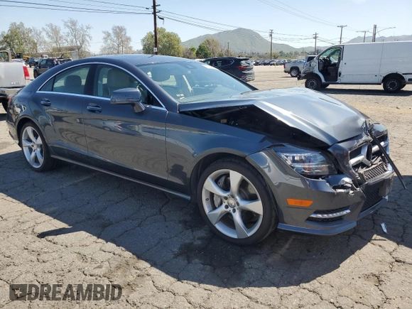 2013 Mercedes-Benz CLS 550 with VIN WDDLJ7DB9DA073775, listed as a Copart auction lot 50209465 with 105,612 mi miles and Salvage title. Bid and sale history available at DreamBid. Image 4.