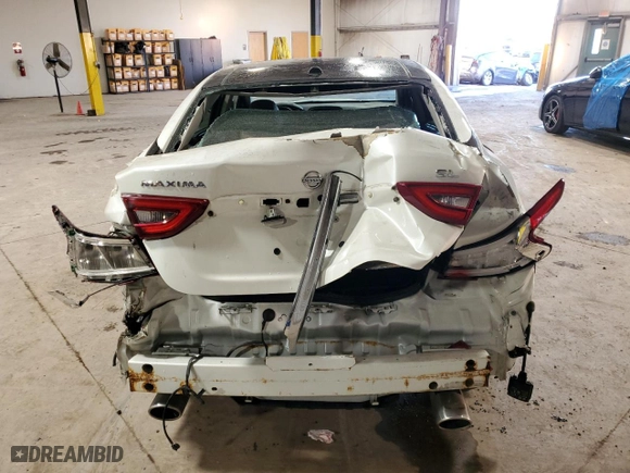 2017 Nissan Maxima SV with VIN 1N4AA6AP8HC440130, listed as a Copart auction lot 83449764 with 80,323 mi miles and Salvage Title. Bid and sale history available at carsss.com. Image 6.