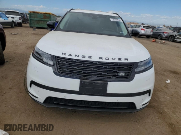 2024 Land Rover Range Rover Velar S with VIN SALYJ2EX3RA378086, listed as a Copart auction lot 72570894 with 17,122 mi miles and Salvage Title. Bid and sale history available at DreamBid. Image 5.