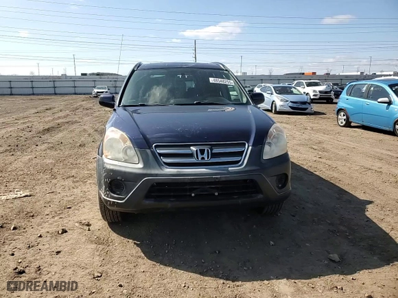 2006 Honda CR-V EX with VIN JHLRD78836C053445, listed as a Copart auction lot 48548255 with 111,495 mi miles and Salvage Title. Bid and sale history available at carsss.com. Image 10.