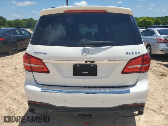 2017 Mercedes-Benz GLS 63 AMG with VIN 4JGDF7FE8HA978419, listed as a Copart auction lot 61480345 with 78,594 mi miles and Clean title. Bid and sale history available at DreamBid. Image 6.