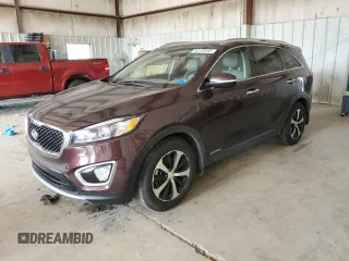 2016 Kia Sorento EX with VIN 5XYPHDA53GG060643, listed as a Copart auction lot 64728265 with 156,808 mi miles and Salvage title. Bid and sale history available at DreamBid. Image 1.