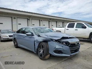2021 Honda Accord Touring with VIN 1HGCV2F98MA001253, listed as a Copart auction lot 57621125 with 44,809 mi miles and Salvage title. Bid and sale history available at DreamBid. Image 4.