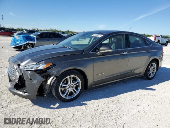 2016 Ford Fusion Titanium Hybrid with VIN 3FA6P0RU6GR329510, listed as a Copart auction lot 50099415 with 78,050 mi miles and Salvage Title. Bid and sale history available at carsss.com. Image 1.