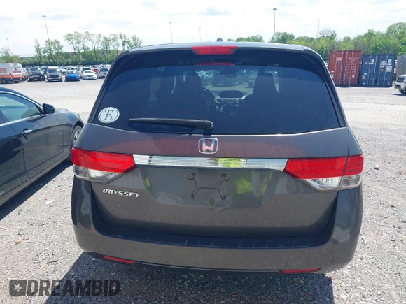 2014 Honda Odyssey EX-L with VIN 5FNRL5H6XEB111412, listed as a IAAI auction lot 41917361 with 210,841 mi miles and . Bid and sale history available at carsss.com. Image 16.