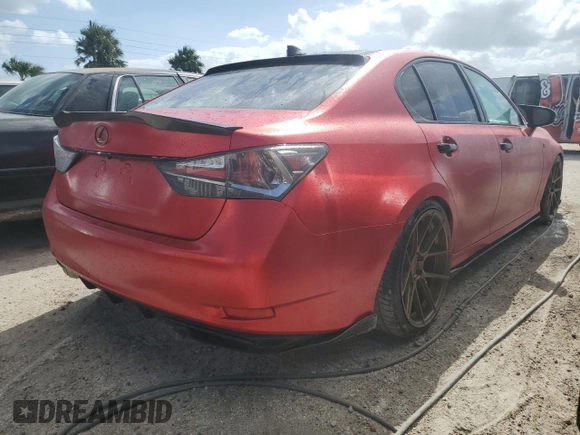 2016 Lexus GS 200t with VIN JTHBA1BL0GA001316, listed as a Copart auction lot 78276784 with 93,214 mi miles and Non repairable. Bid and sale history available at DreamBid. Image 3.