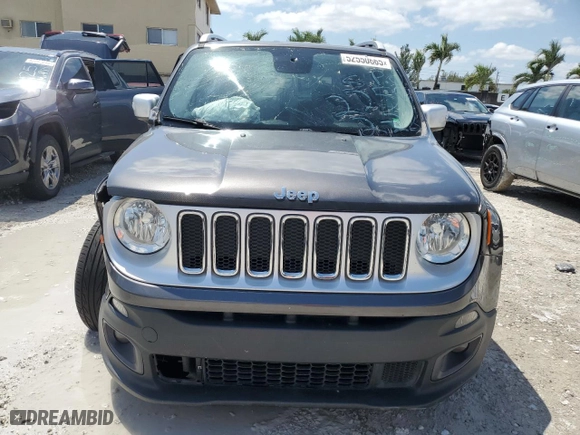 2016 Jeep Renegade Limited with VIN ZACCJADT0GPC82259, listed as a Copart auction lot 52550665 with 101,683 mi miles and Clean Title. Bid and sale history available at carsss.com. Image 5.