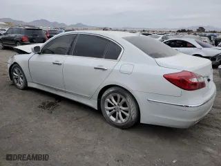 2013 Hyundai Genesis 3.8L with VIN KMHGC4DD8DU243494, listed as a Copart auction lot 42259105 with 132,883 mi miles and Salvage Title. Bid and sale history available at carsss.com. Image 2.