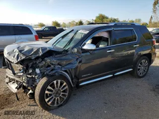 2017 GMC Terrain Denali with VIN 2GKFLVE37H6295543, listed as a Copart auction lot 65916084 with 0 mi miles and Salvage Title. Bid and sale history available at carsss.com. Image 1.