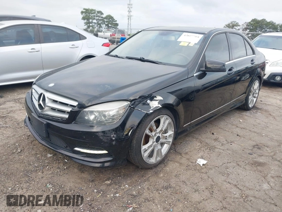 2011 Mercedes-Benz C-Class C 300 Sport with VIN WDDGF5EB7BA528433, listed as a IAAI auction lot 42027704 with 201,232 mi miles. Bid and sale history available at carsss.com. Image 17.