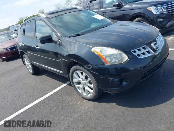 2012 Nissan Rogue SL with VIN JN8AS5MT3CW268062, listed as a IAAI auction lot 41924449 with 150,743 mi miles and . Bid and sale history available at DreamBid. Image 1.