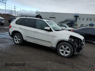 2008 BMW X5 3.0si with VIN 5UXFE43598L003787, listed as a Copart auction lot 49266355 with 164,105 mi miles and Salvage Title. Bid and sale history available at carsss.com. Image 4.