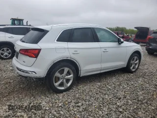 2020 Audi Q5 Premium Plus with VIN WA1BNAFY9L2102249, listed as a Copart auction lot 57608805 with 73,629 mi miles and Salvage title. Bid and sale history available at DreamBid. Image 3.