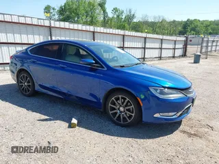 2015 Chrysler 200 C with VIN 1C3CCCCG1FN549043, listed as a IAAI auction lot 41985560 with 178,265 mi miles. Bid and sale history available at carsss.com. Image 1.