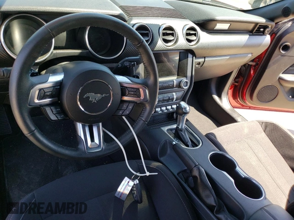 2021 Ford Mustang EcoBoost with VIN 1FA6P8TH2M5146422, listed as a Copart auction lot 45316453 with 13,530 mi miles and . Bid and sale history available at DreamBid. Image 8.